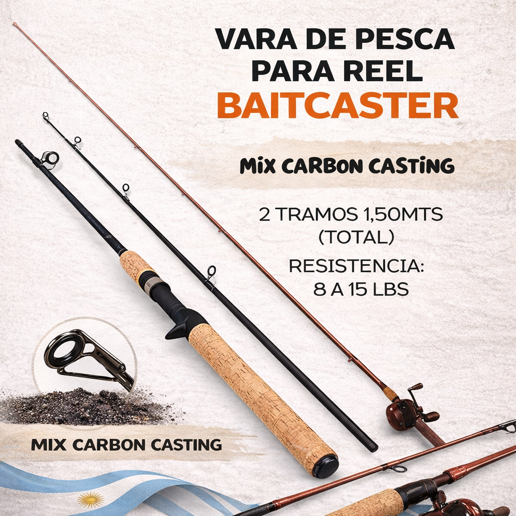Kit Pesca Completo Profesional 1,50m – Bravo Fishing