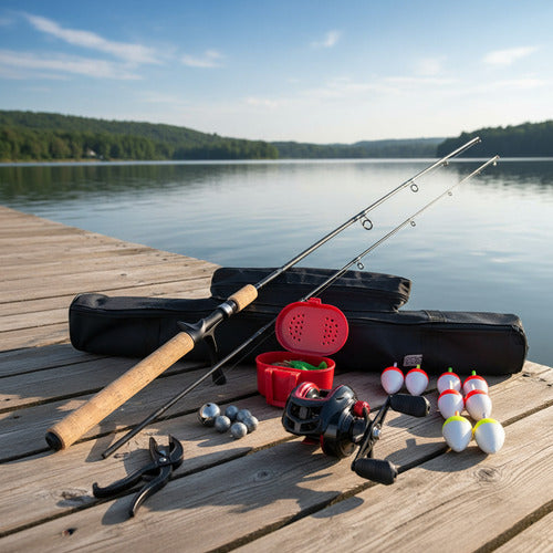 Kit Pesca Completo Profesional 1,50m – Bravo Fishing