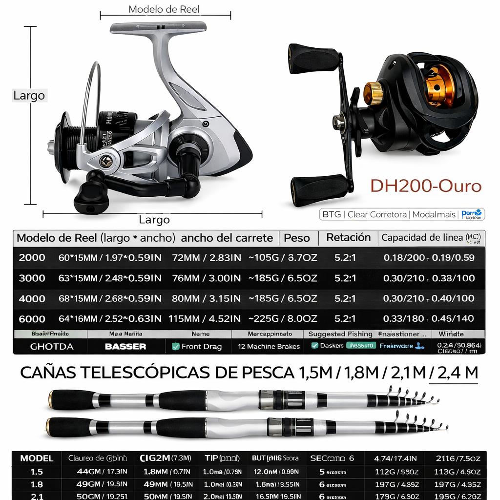 Kit de Pesca EliteFisher – Carretilha 8KG Drag + Vara Telescópica + Kit 150 Piezas de Regalo